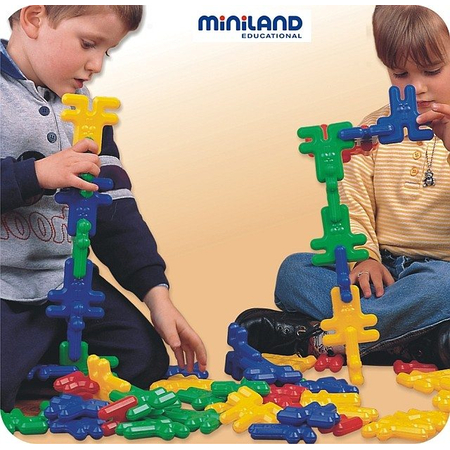 Iepurasi de construit Kim Buni Miniland 74 buc, image 3